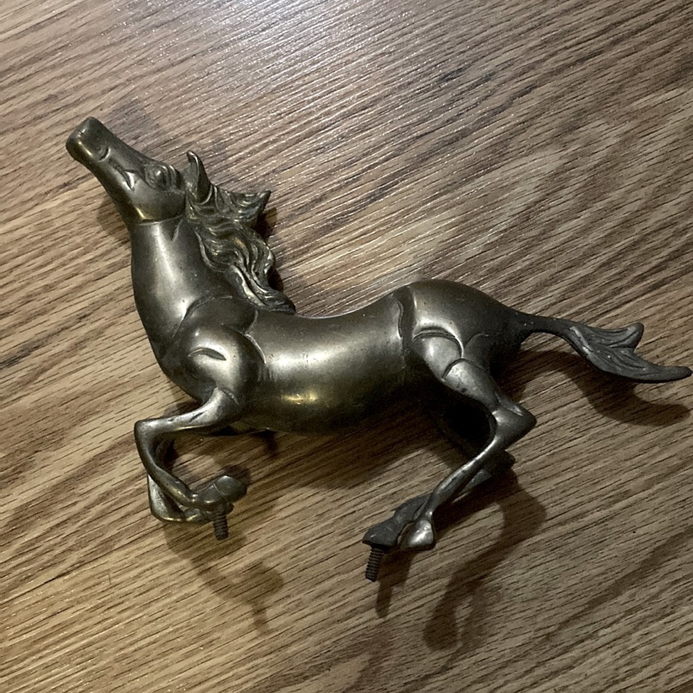 Vintage Brass Horse decoration
